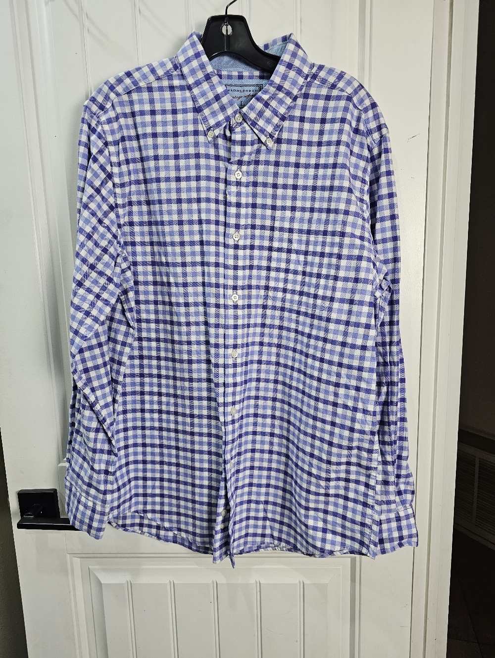 Saddlebred Vintage Oxford Button Down Shirt Size Large